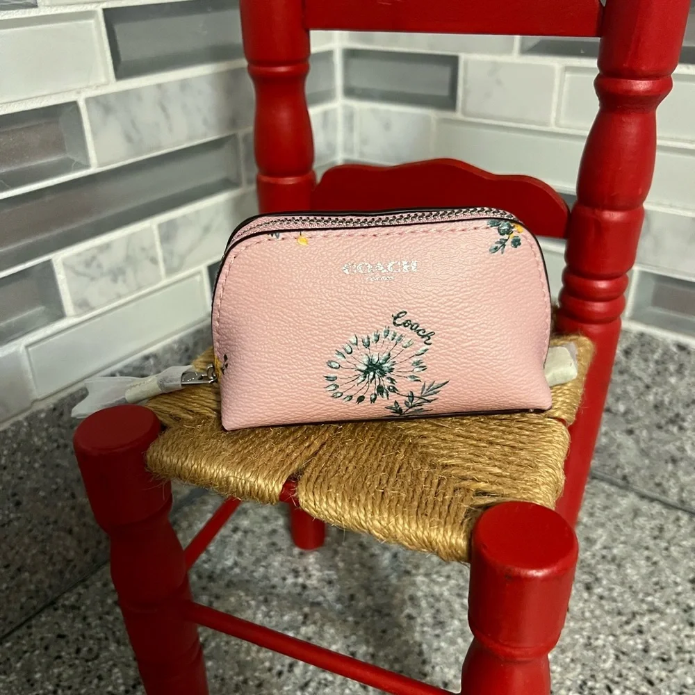 💕Blossom Print Pink Mini Cosmetic Bag - Picture 5 of 15
